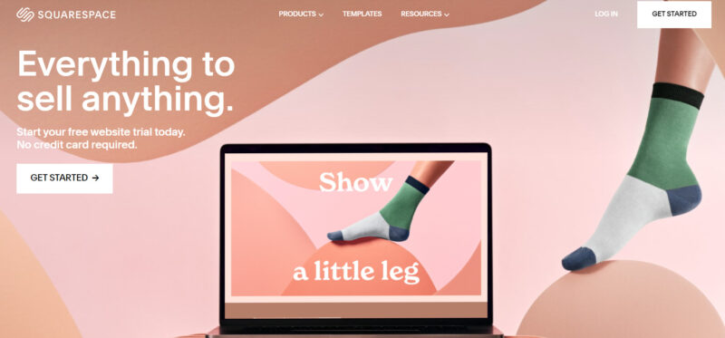 ノーコードツール Squarespace