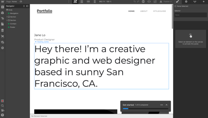 webflow公開手順