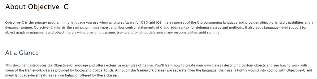 Objective-C