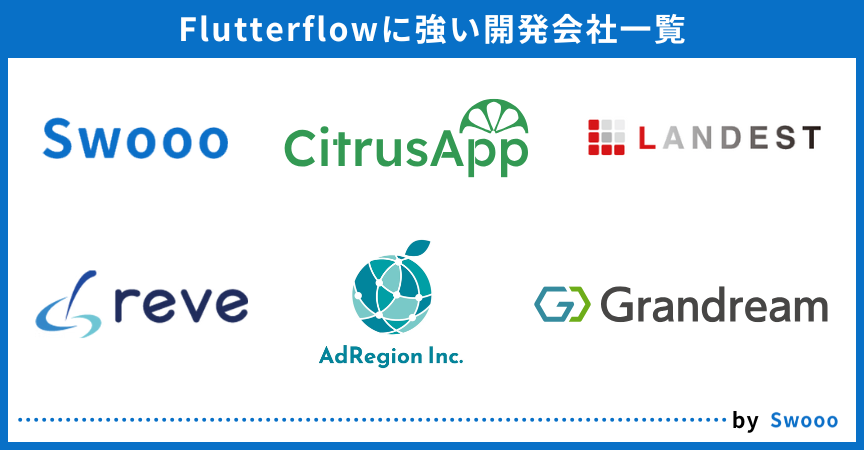 【プレスリリース】PR TIMESにて「2025年版FlutterFlow開発会社」の一覧画像を公開しました